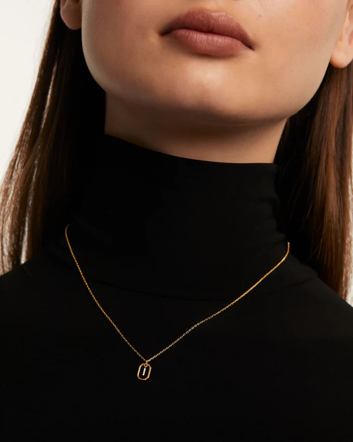Petite Letter Pendant Necklace