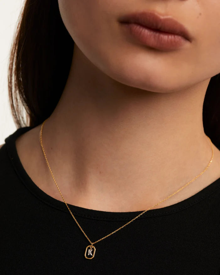 Petite Letter Pendant Necklace