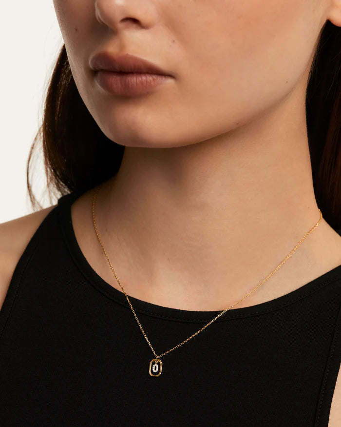 Petite Letter Pendant Necklace