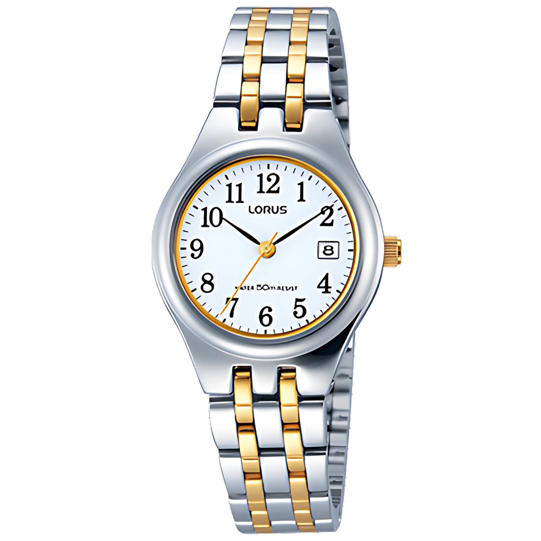 Lorus Two Tone Silver Gold Dress Watch