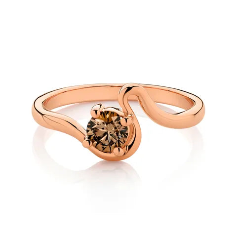 Seabreeze Rose Gold Chocolate Diamond Ring