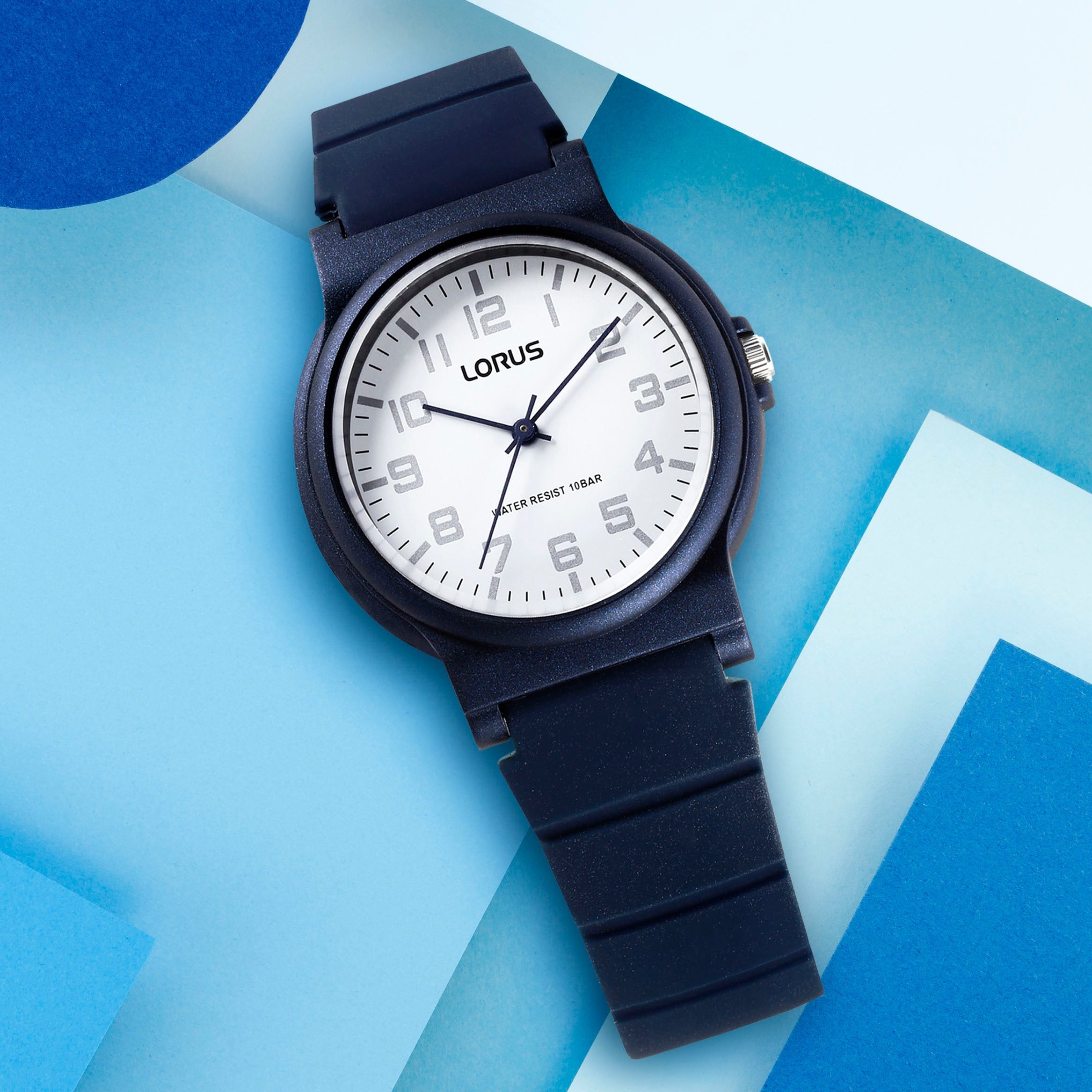 Lorus Navy Blue Silicone Youth Watch