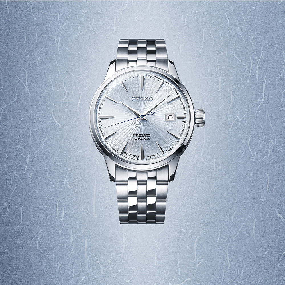 Seiko Presage Cocktail Time Skydiving GMT Watch