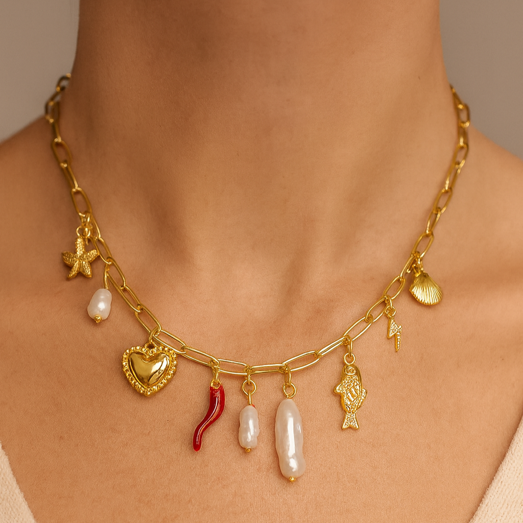 Siren Multi-Charm Necklace