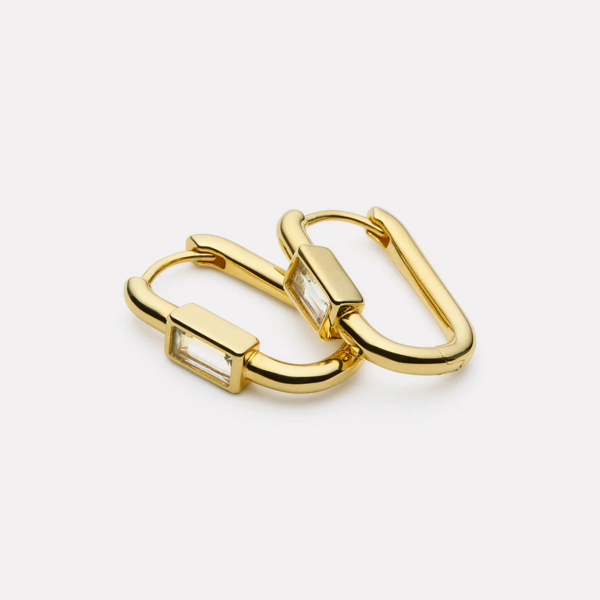 Skye Cubic Zirconia Huggie Earrings