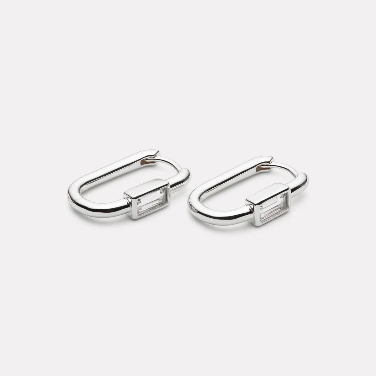 Skye Cubic Zirconia Huggie Earrings