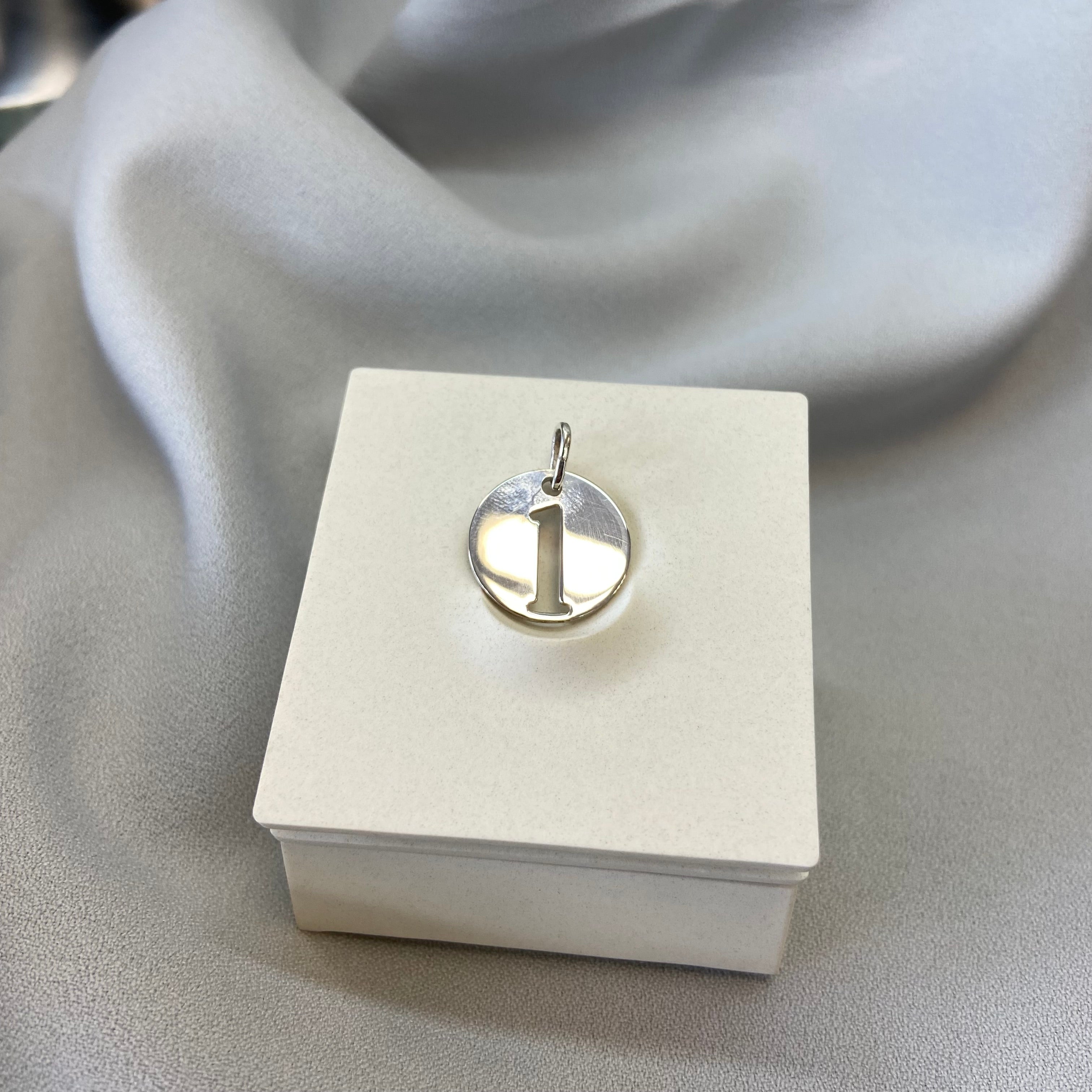 The One - Sterling Silver Number 1 Charm