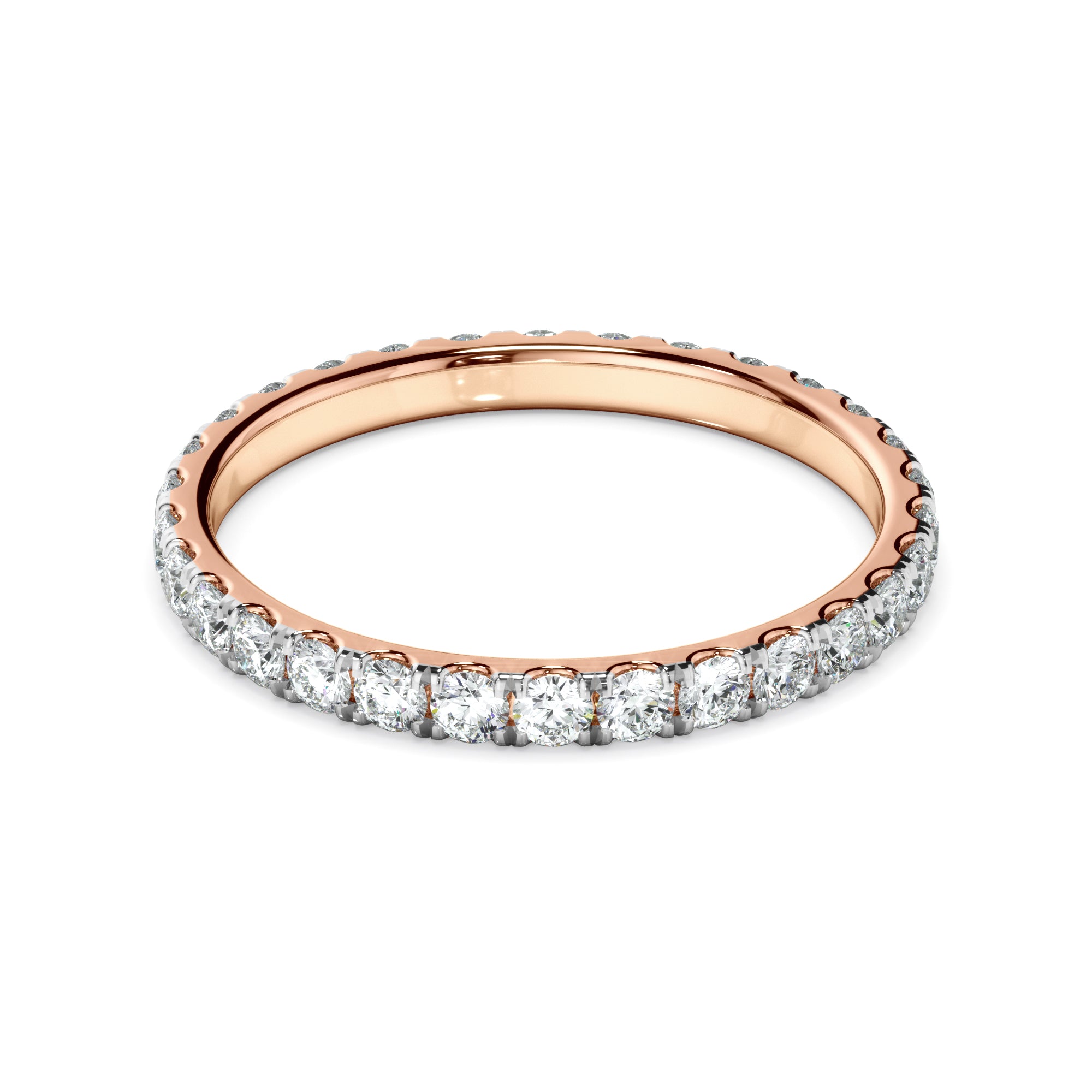 Astara - Diamond Claw Set Eternity Wedding Ring