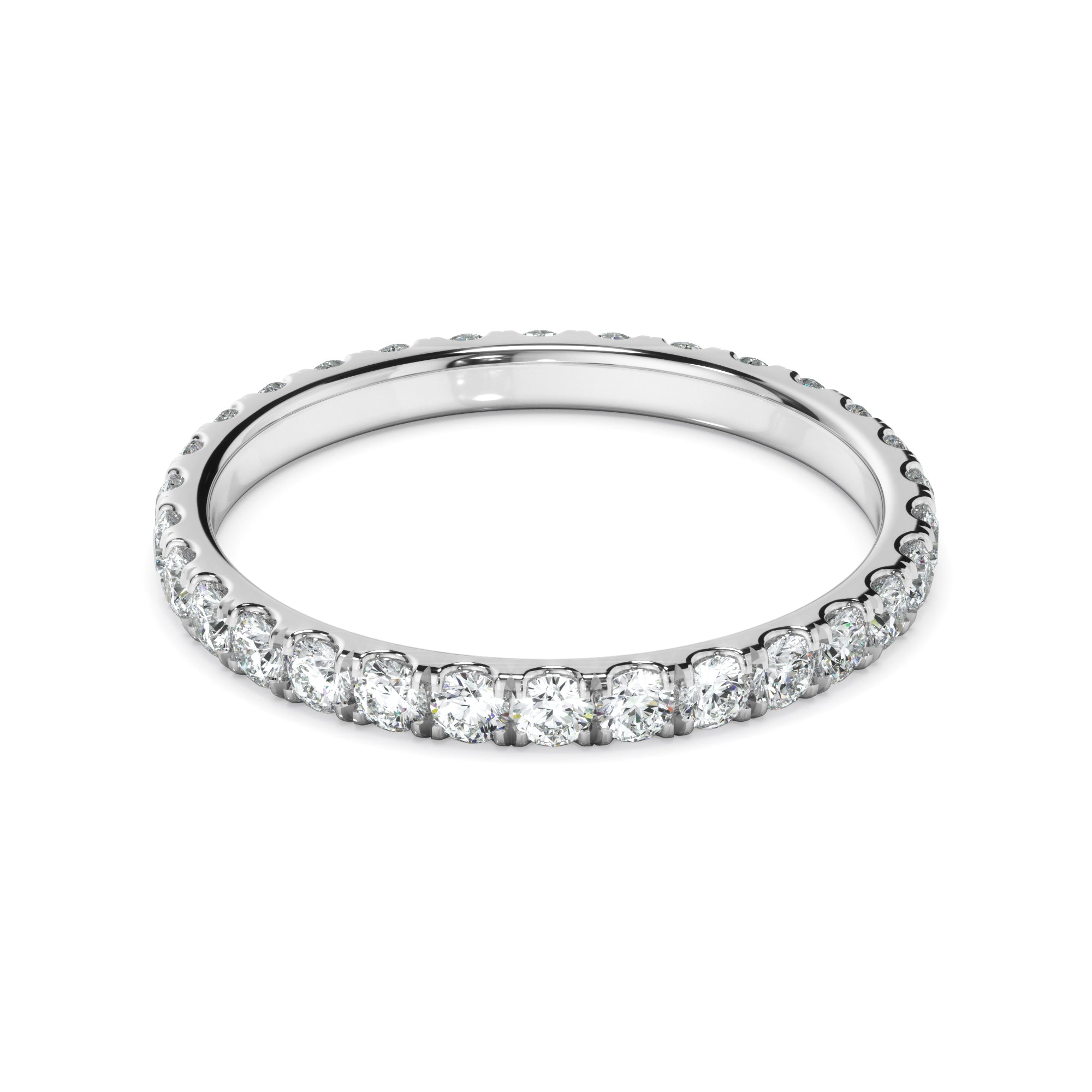 Astara - Diamond Claw Set Eternity Wedding Ring