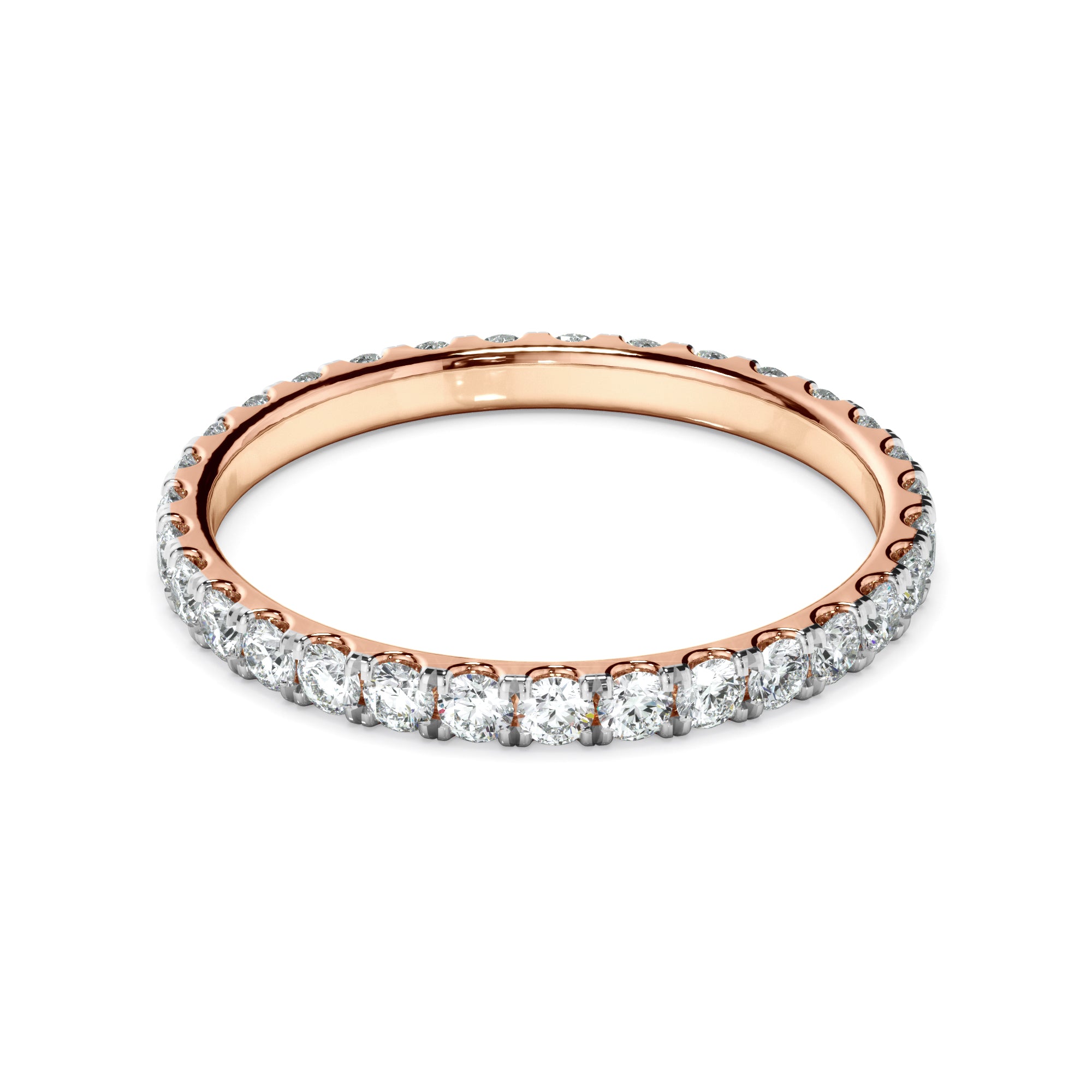 Lilly - Diamond Claw Set Eternity Wedding Ring