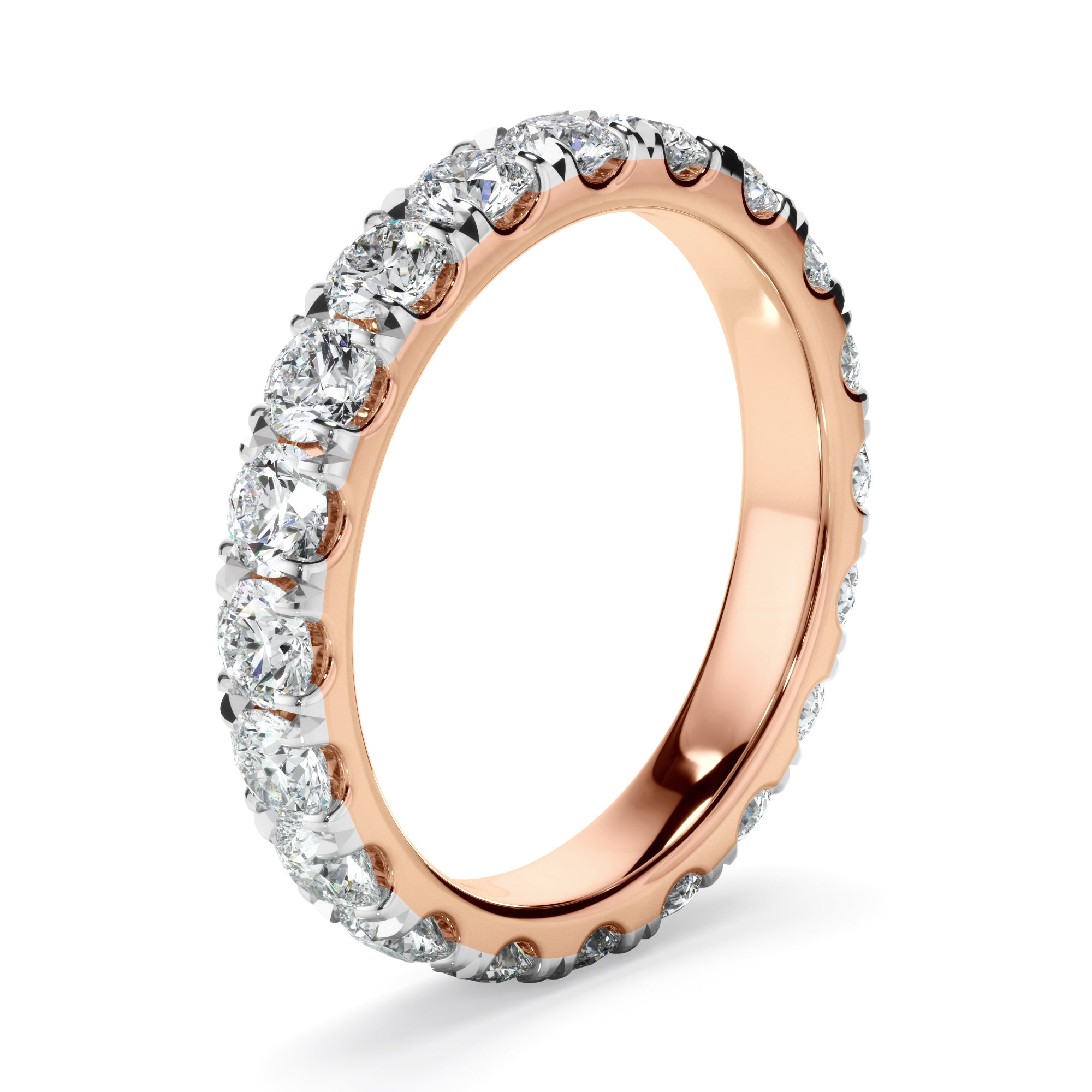 Veronica - Diamond Claw Set Eternity Wedding Ring