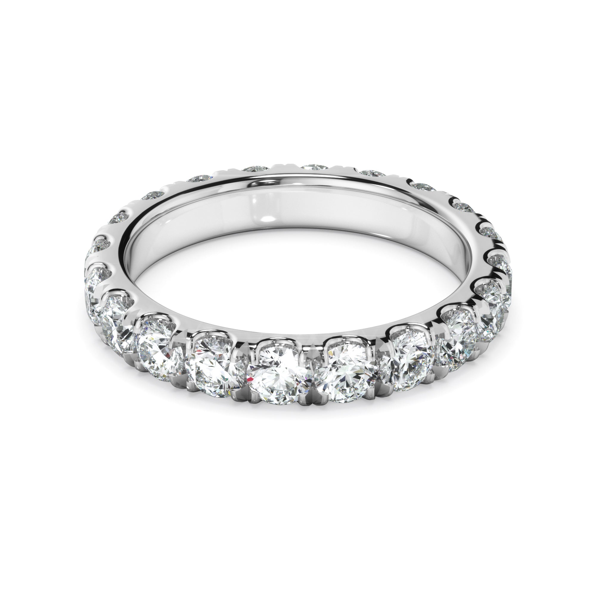 Veronica - Diamond Claw Set Eternity Wedding Ring