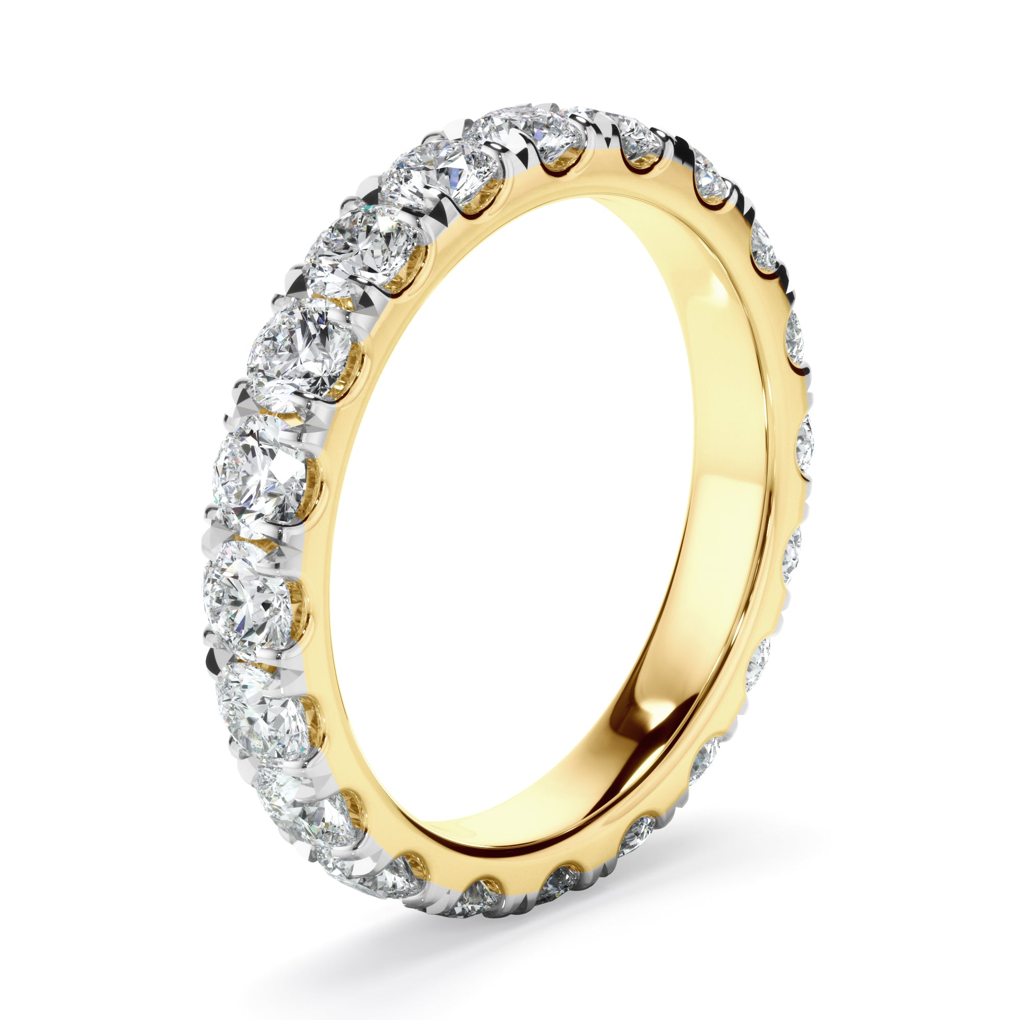 Veronica - Diamond Claw Set Eternity Wedding Ring