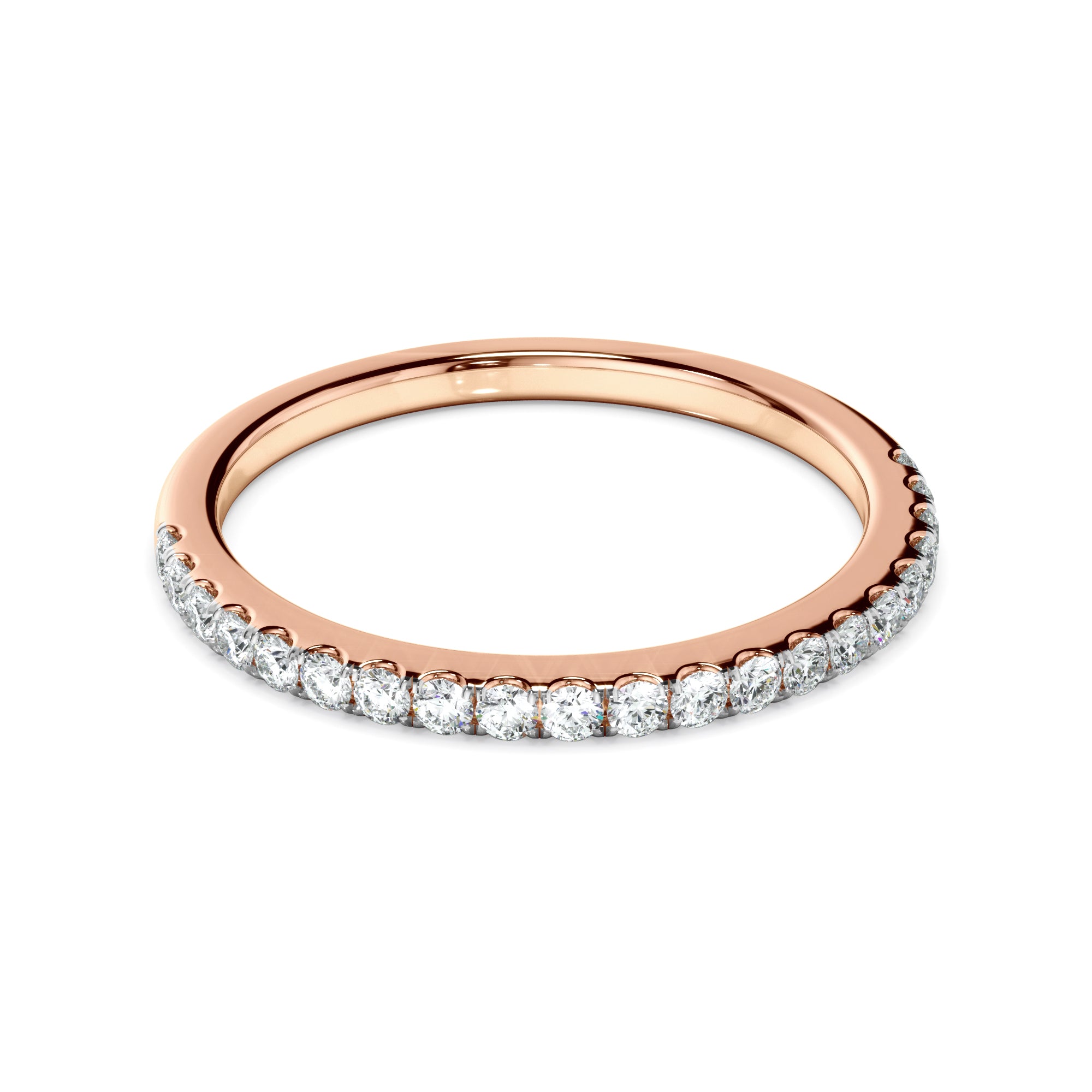 Gwen - Diamond Claw Set Wedding Ring