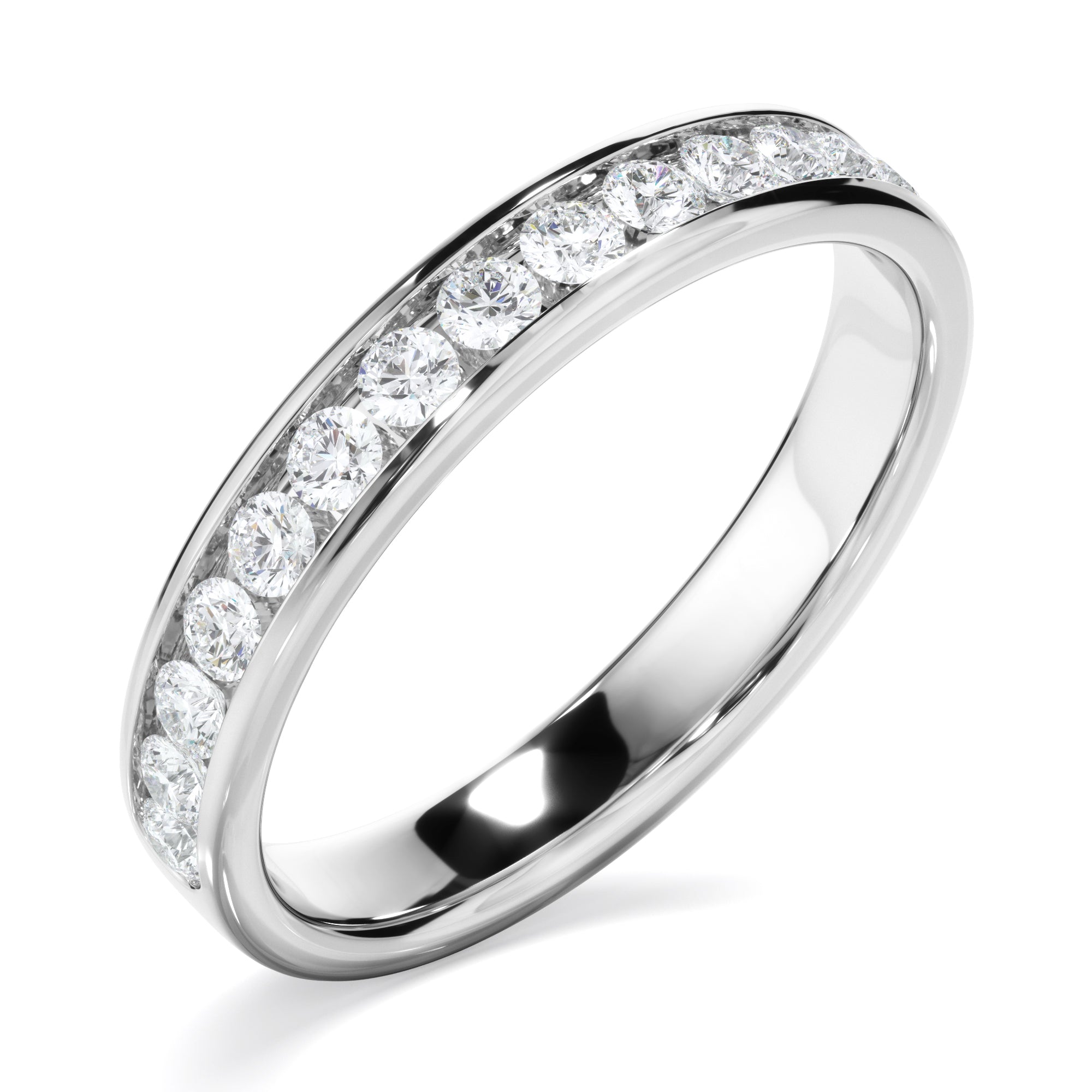 Maia - Diamond Channel Set Wedding Ring