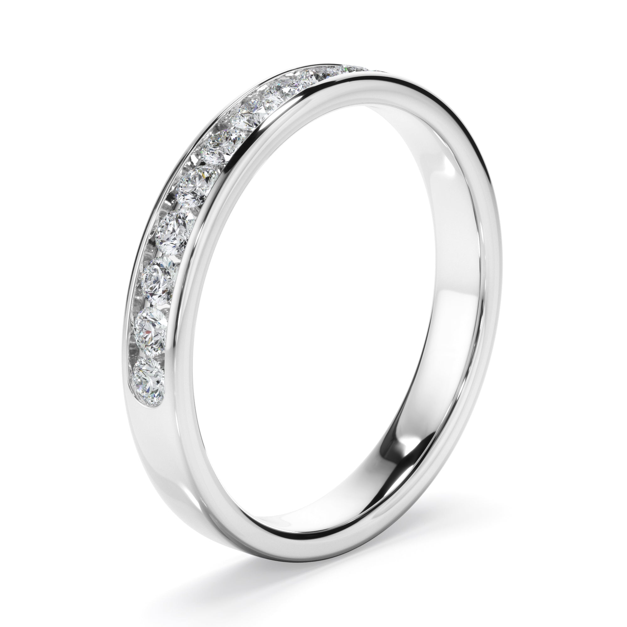 Lyra - Diamond Channel Set Wedding Ring