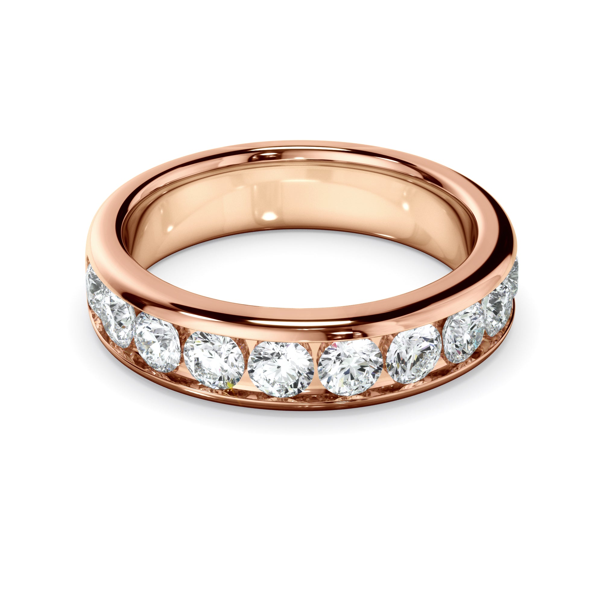 Benedetta - Diamond Channel Set Wedding Ring