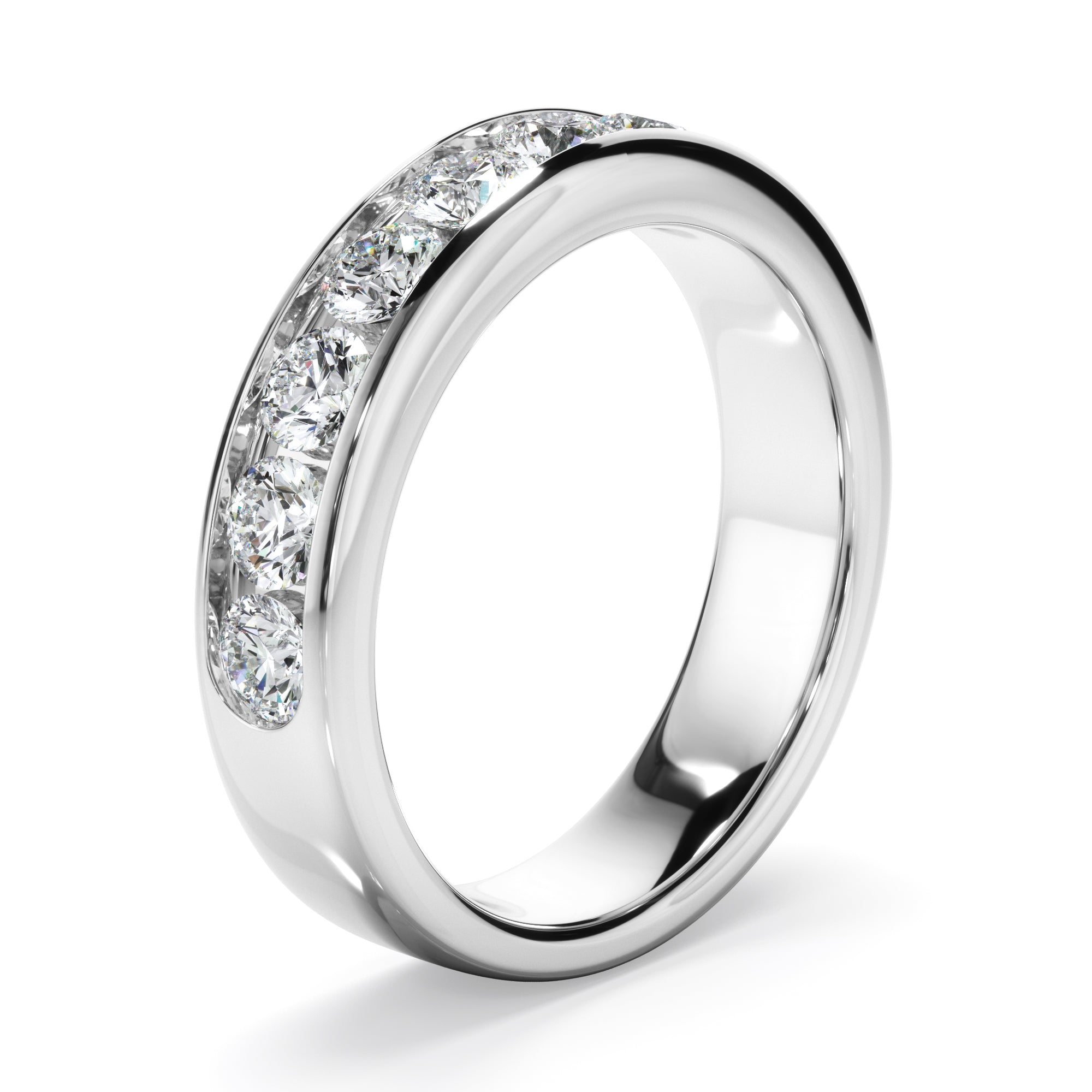 Benedetta - Diamond Channel Set Wedding Ring