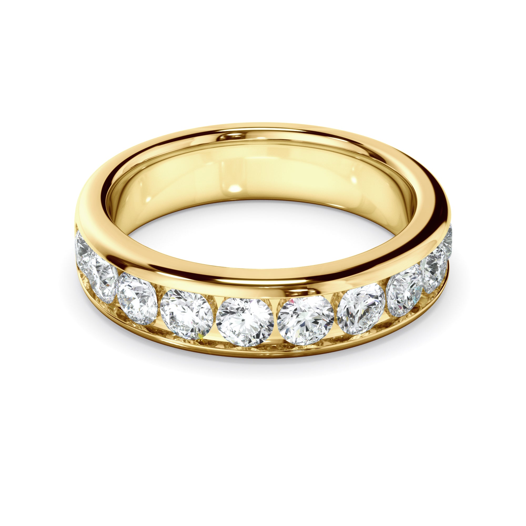 Benedetta - Diamond Channel Set Wedding Ring
