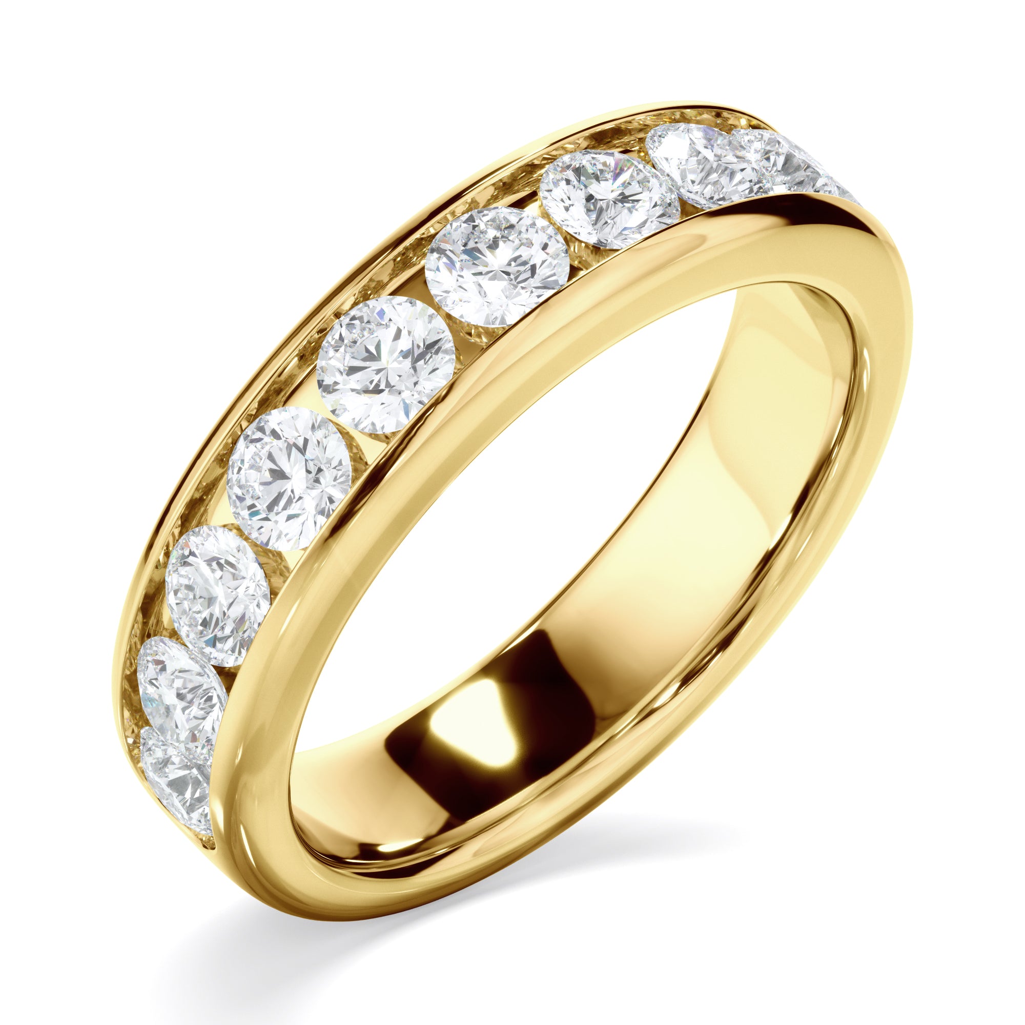 Benedetta - Diamond Channel Set Wedding Ring