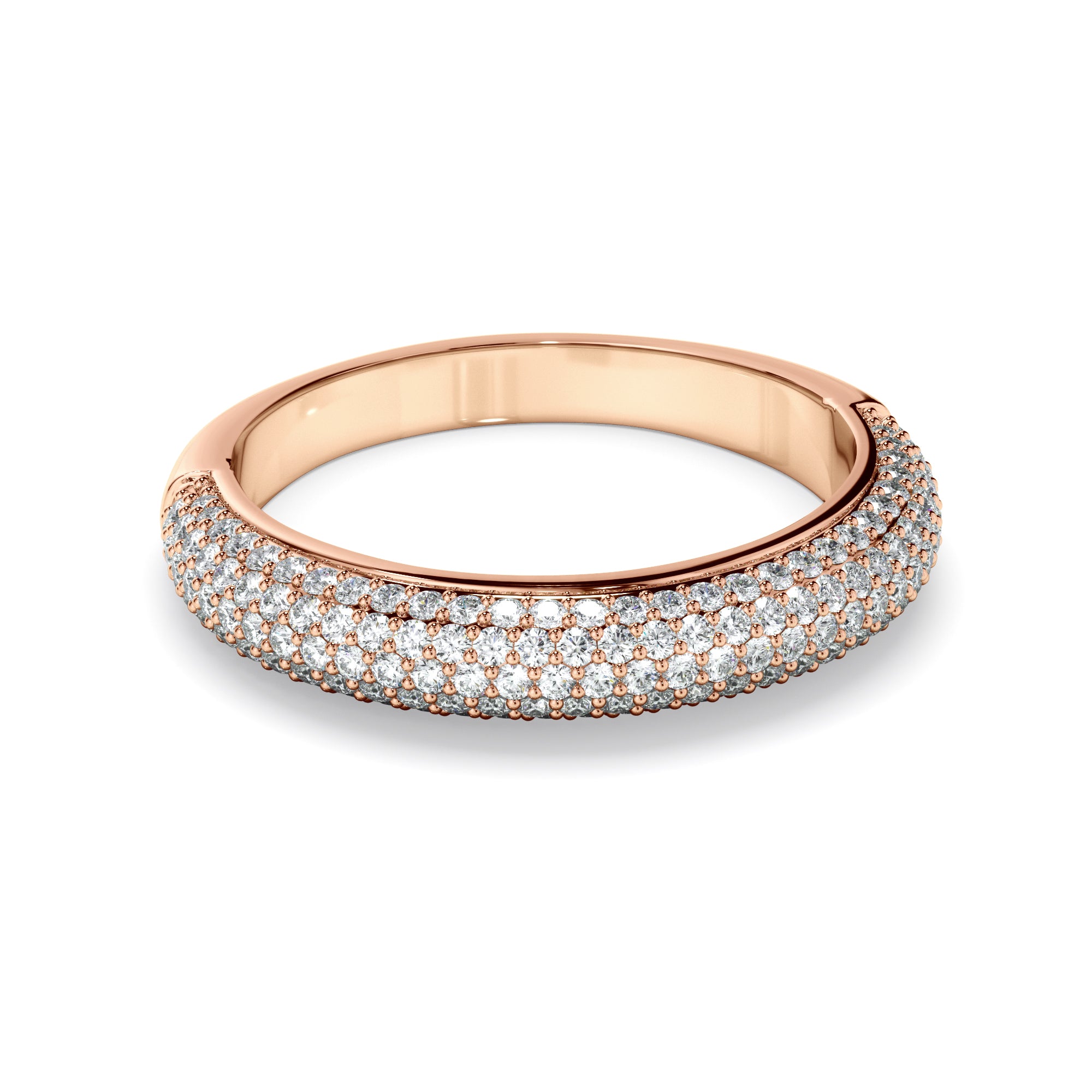 Amalia - Diamond Multi Pave Wedding Ring