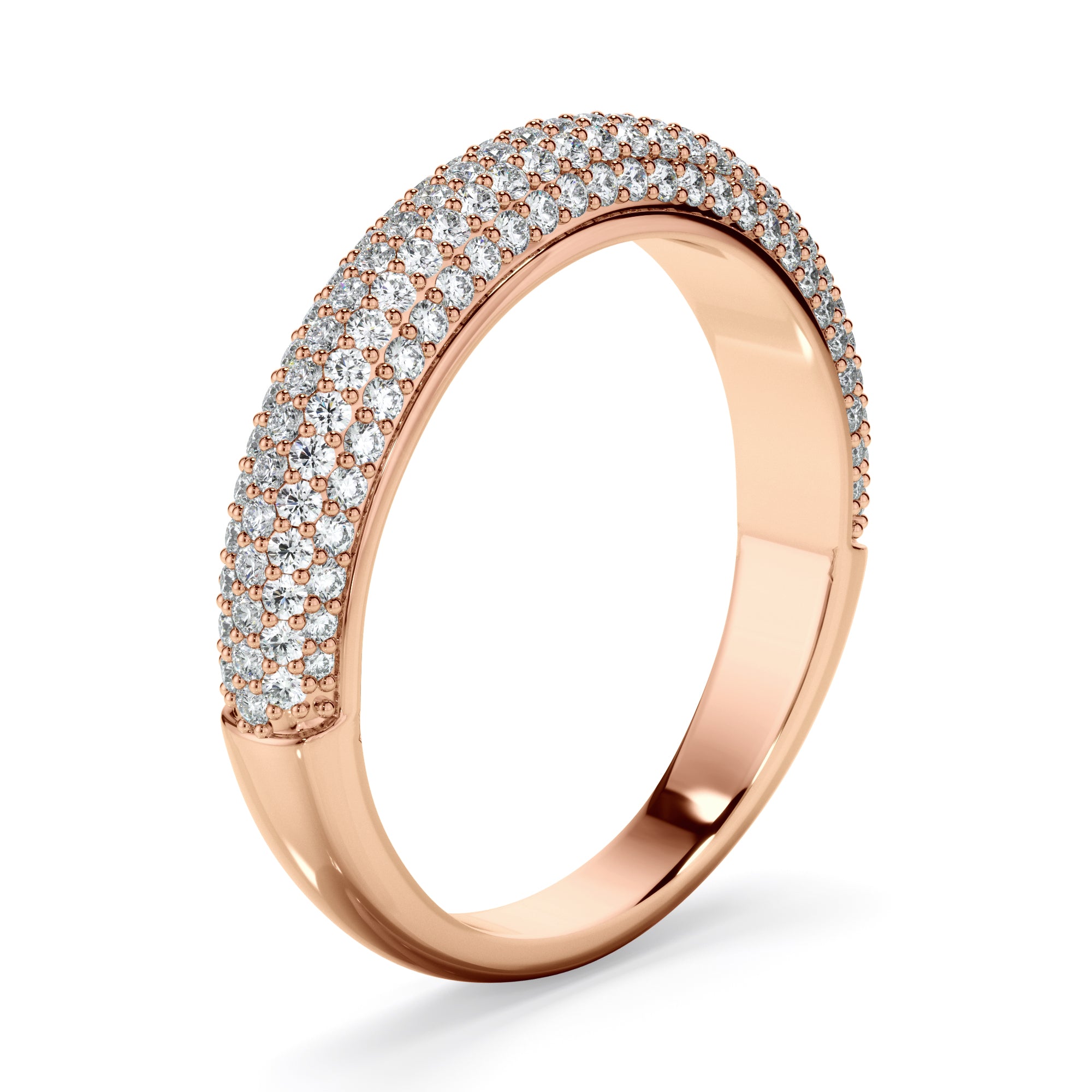 Amalia - Diamond Multi Pave Wedding Ring