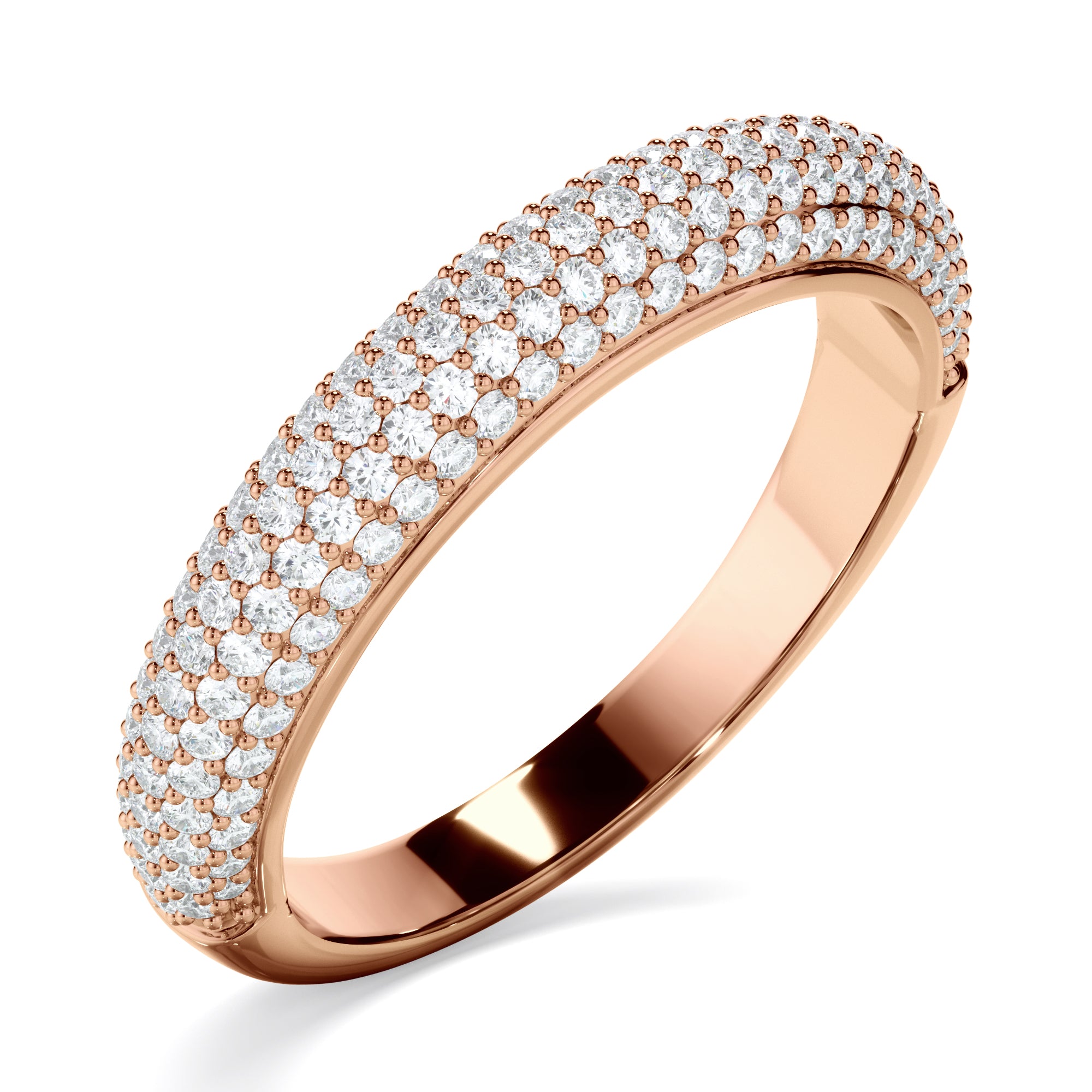 Amalia - Diamond Multi Pave Wedding Ring