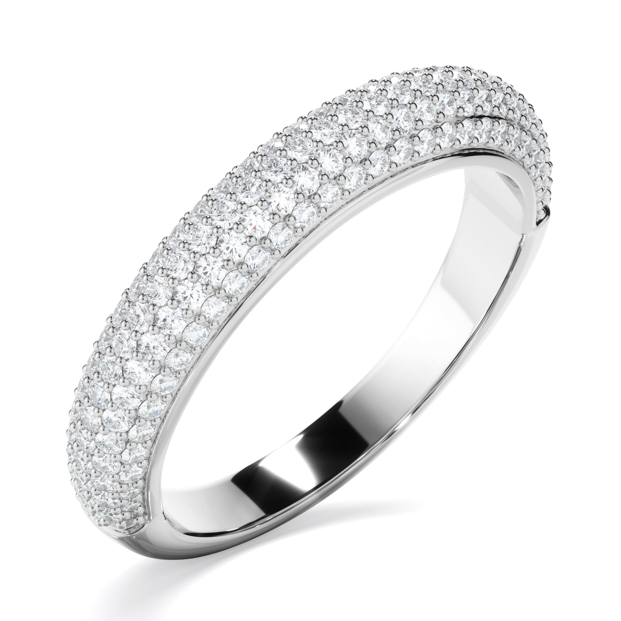Amalia - Diamond Multi Pave Wedding Ring