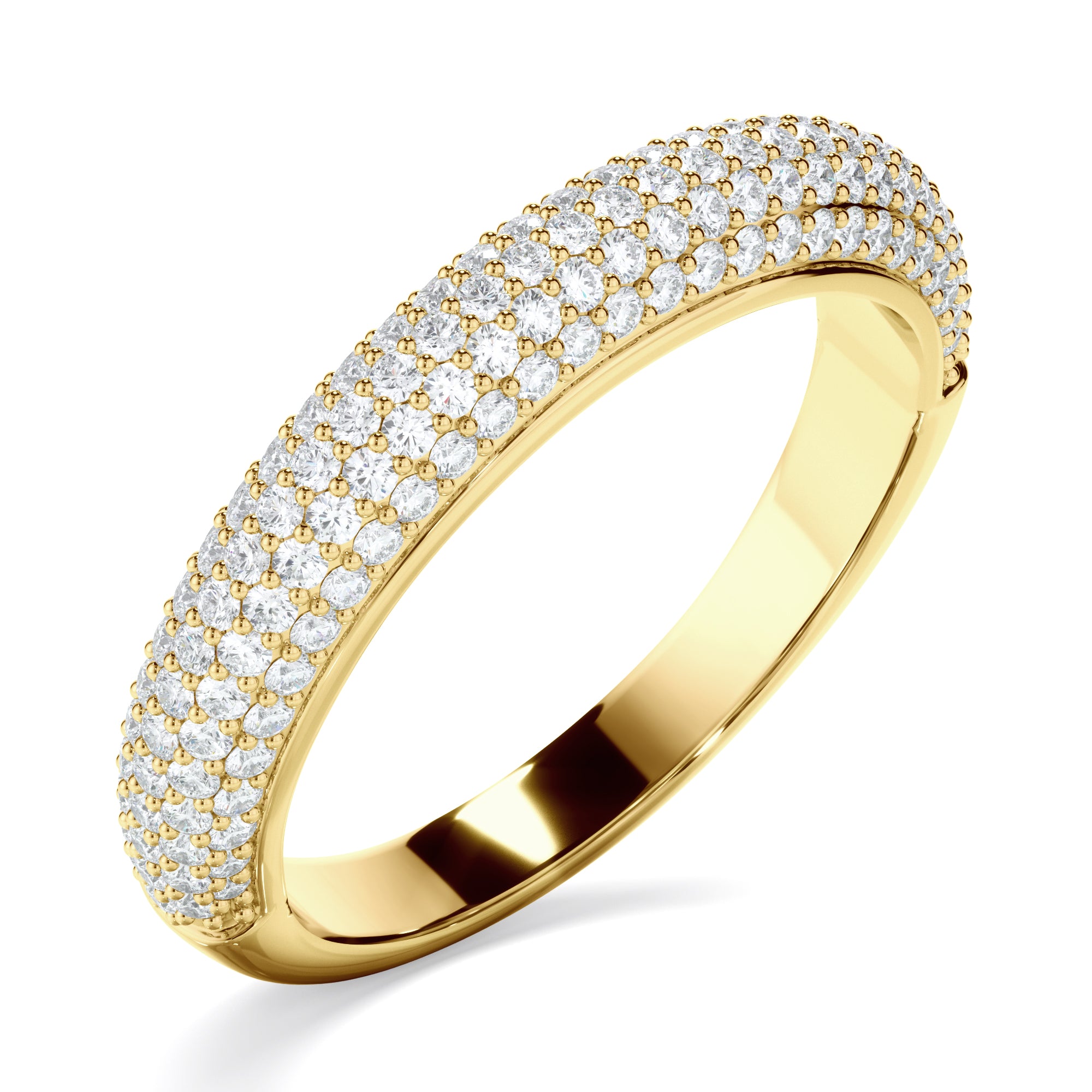 Amalia - Diamond Multi Pave Wedding Ring