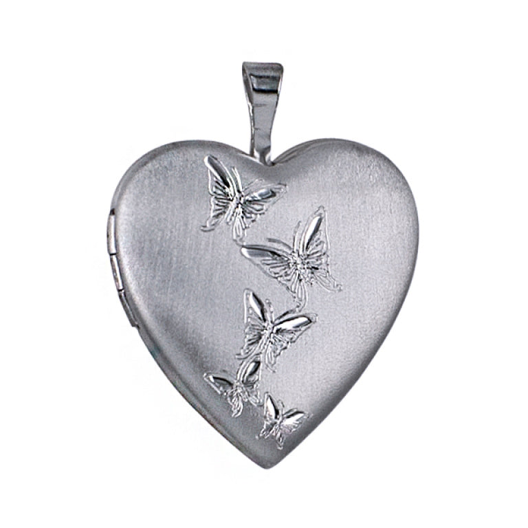 Butterfly Heart Locket