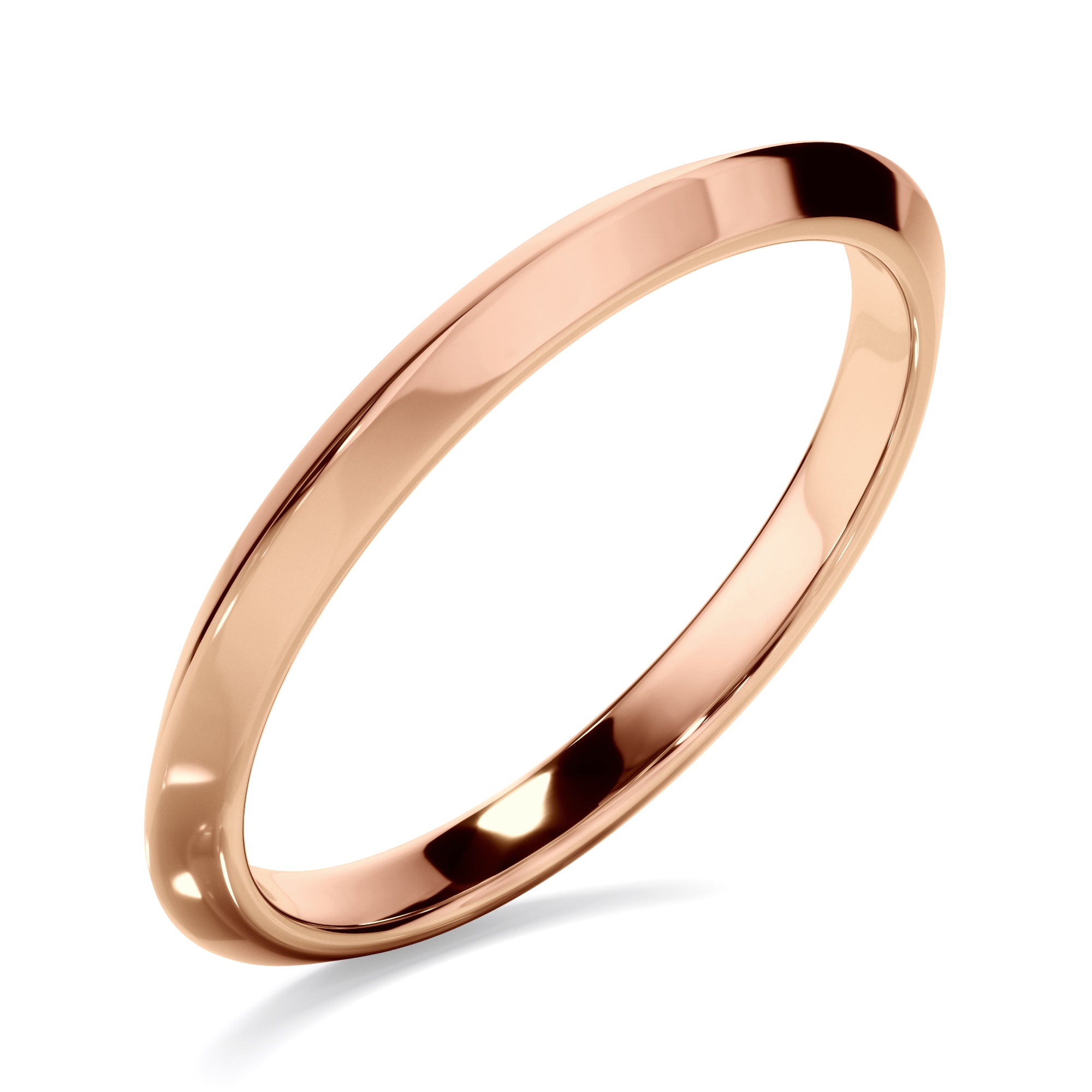 May - Plain Knife Edge Wedding Ring