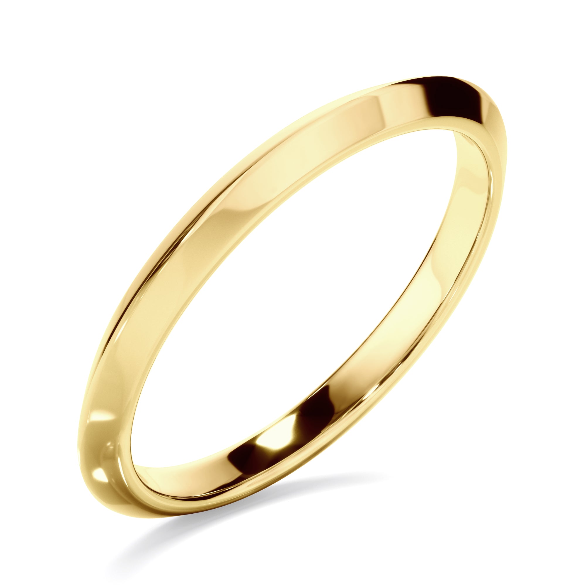 May - Plain Knife Edge Wedding Ring