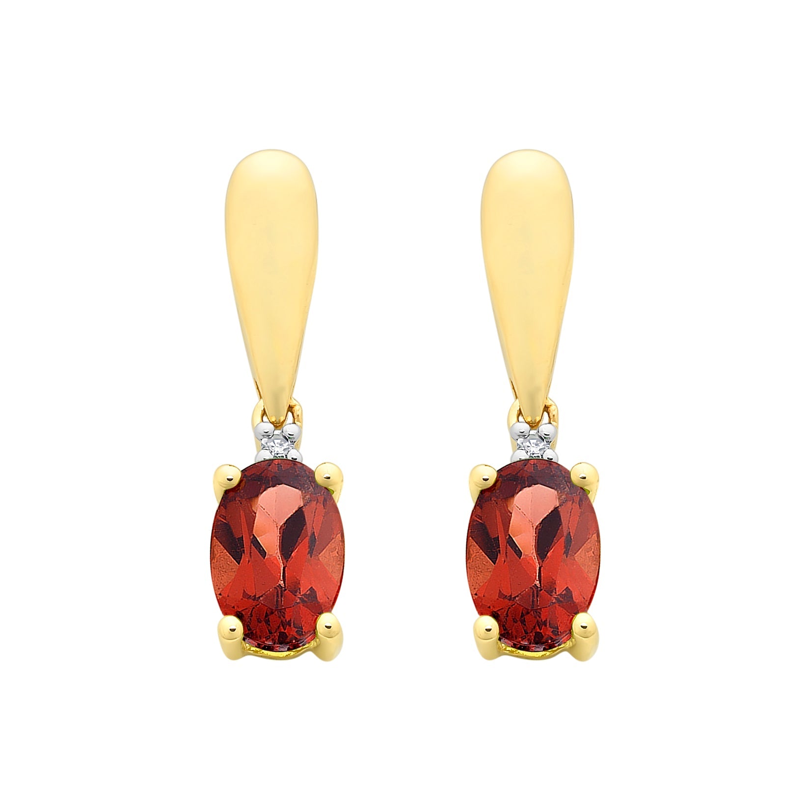 Venus Earrings (Garnet)
