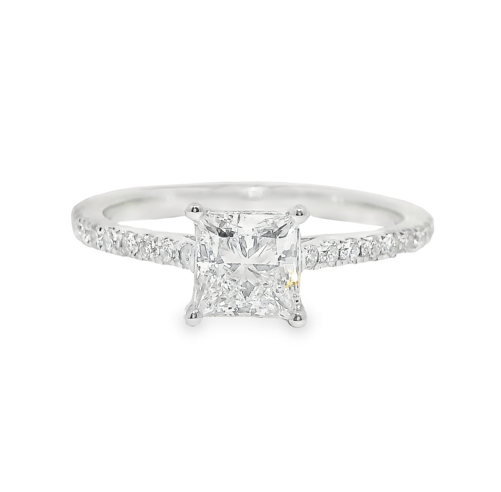 White Princess Engagement Ring