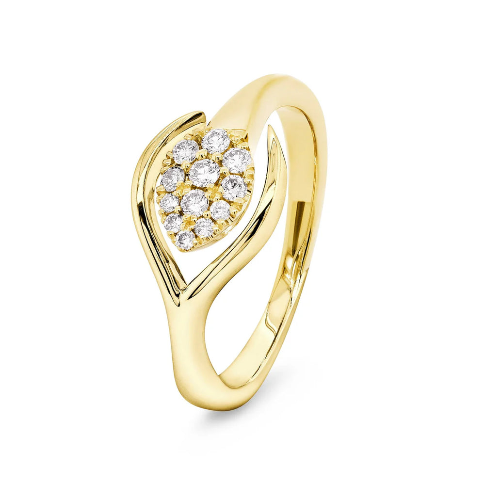 18ct Yellow Gold Argyle Diamond Ring