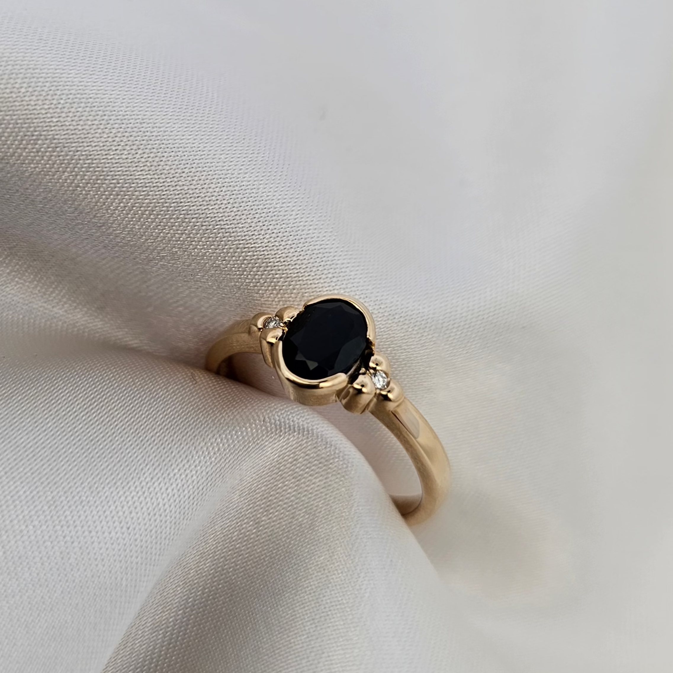 Sapphire Oval Ring