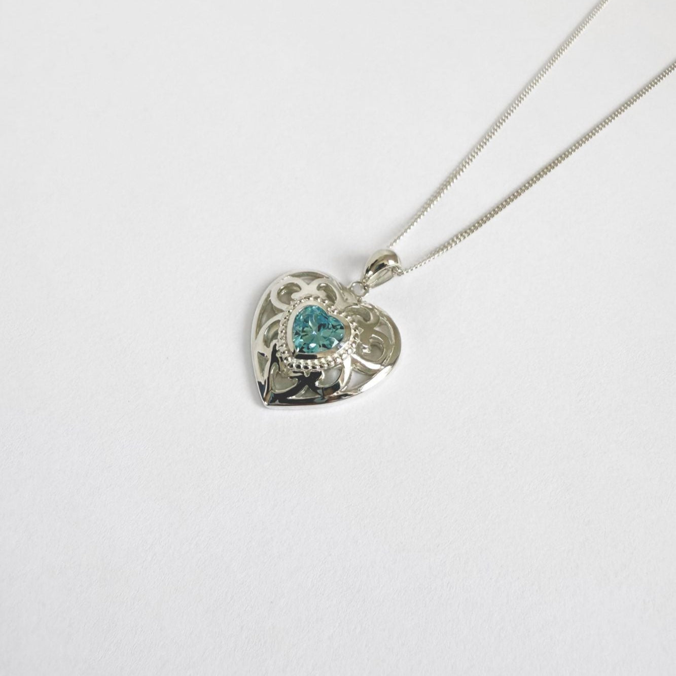 Blue Heart Pendant