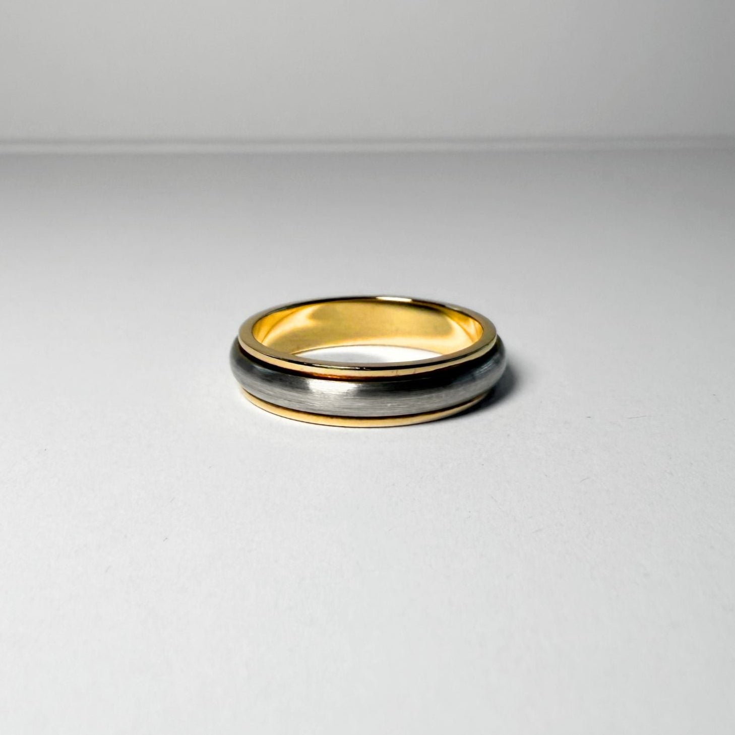 Two Tone Dome Ring