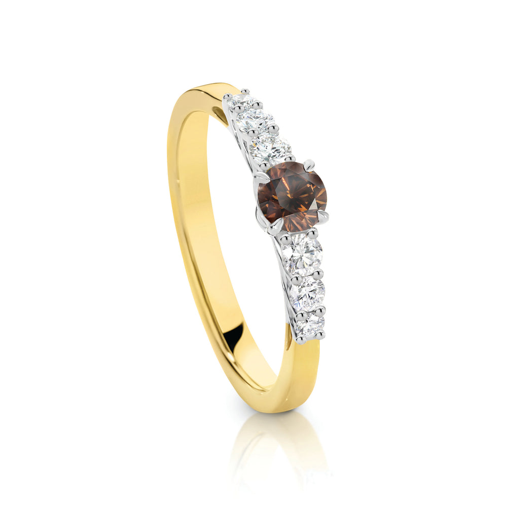 'Bryon Dream' 18ct Australian Chocolate Diamond Ring