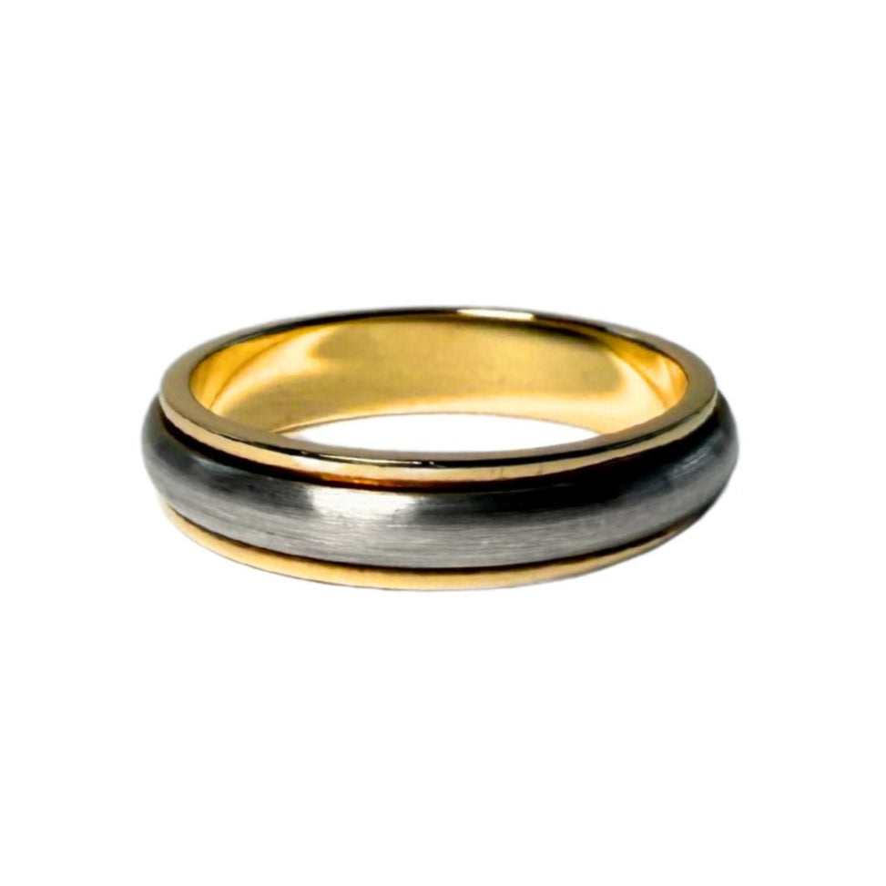 Two Tone Dome Ring