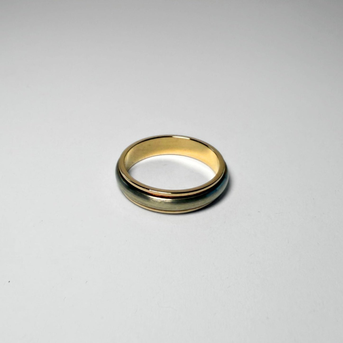 Two Tone Dome Ring