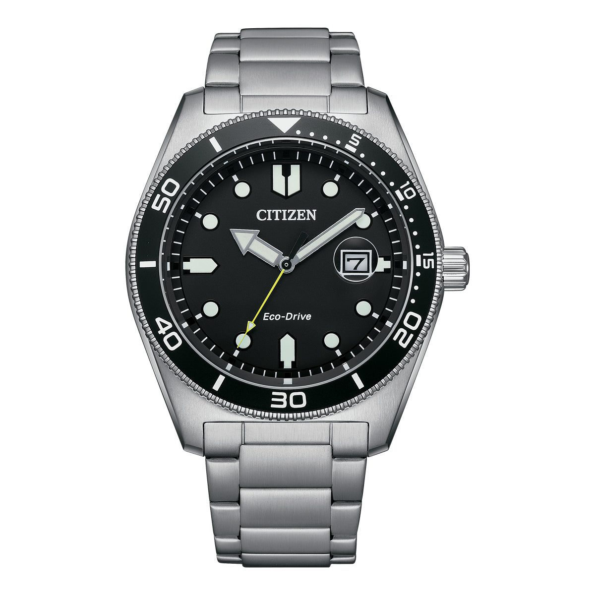 Citizen Men's Silver & Black Watch