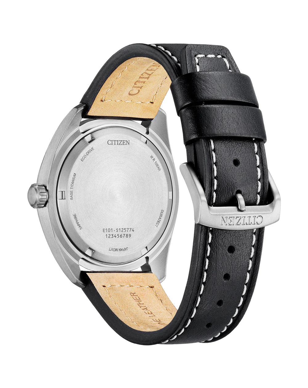 Citizen Men's Black Leather Watch