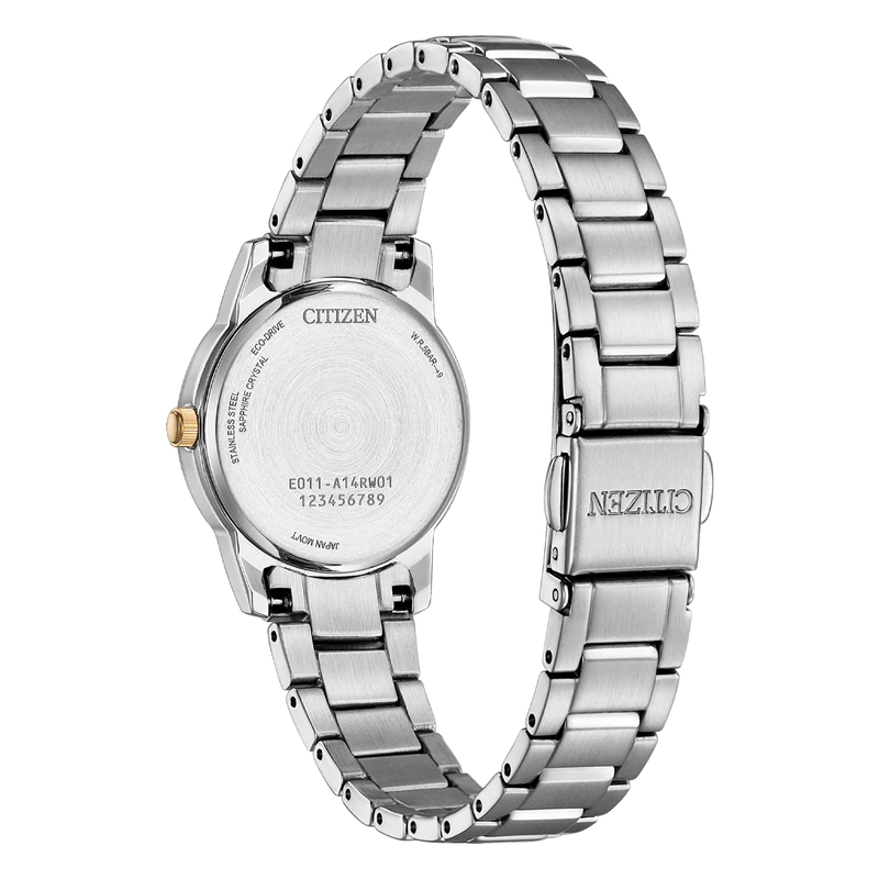 Citizen Ladies Black Dial  Eco-Drive Solar Dress Watch