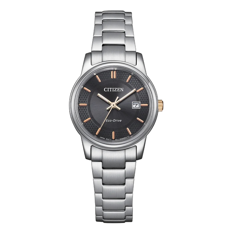Citizen Ladies Black Dial  Eco-Drive Solar Dress Watch