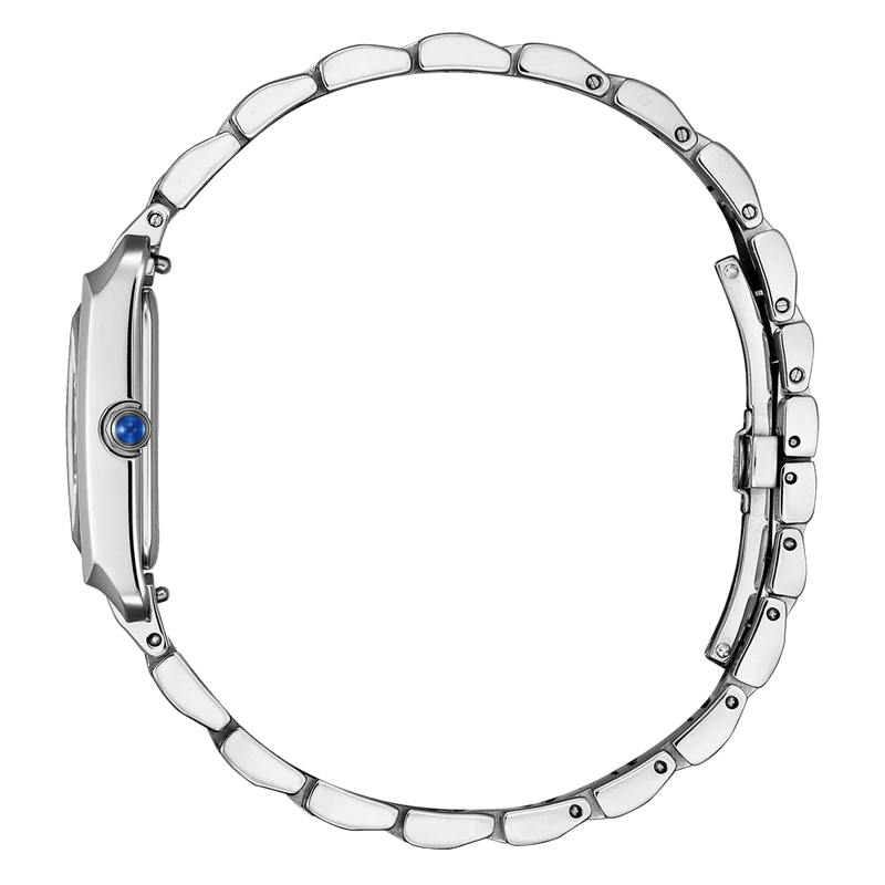 Citizen Ladies Contemporary Silver Eco-Drive Solar Dress Watch