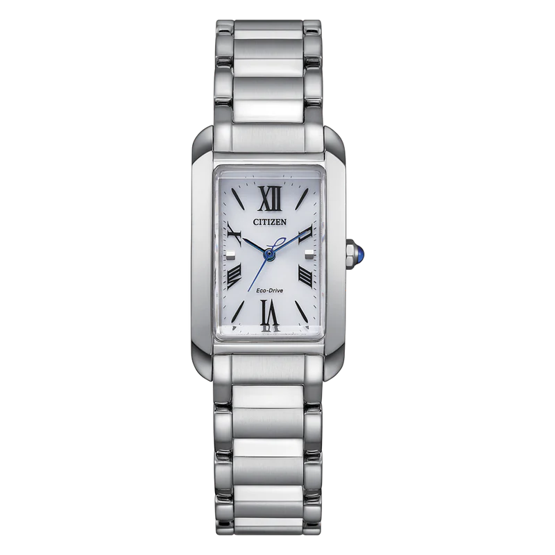 Citizen Ladies Contemporary Silver Eco-Drive Solar Dress Watch