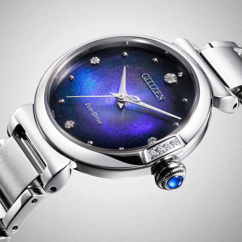 Citizen Silver L UNITE with BLUE Ladies Dress Watch - Limited Edition