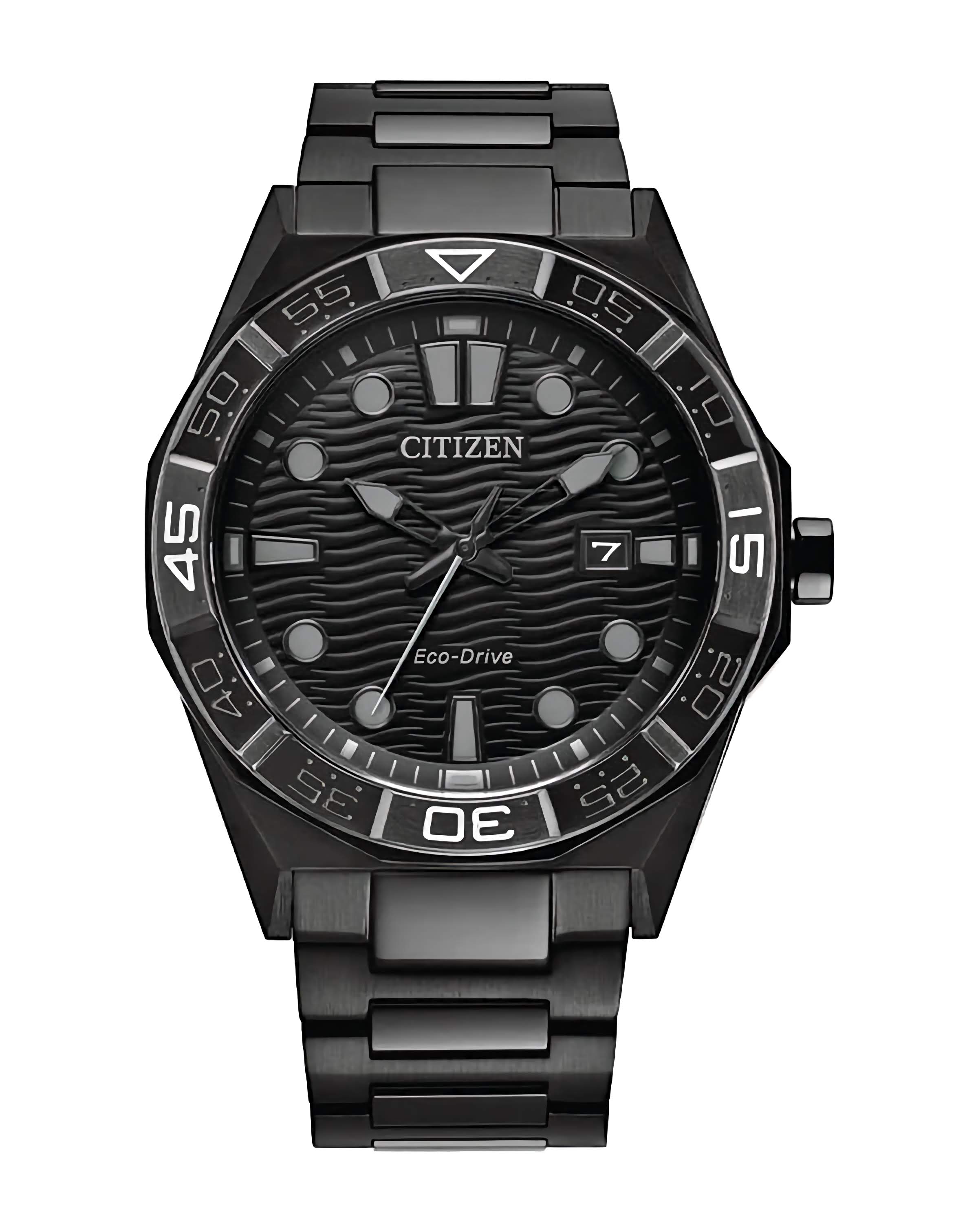 Citizen Monochrome Black Eco-Drive Mens Watch