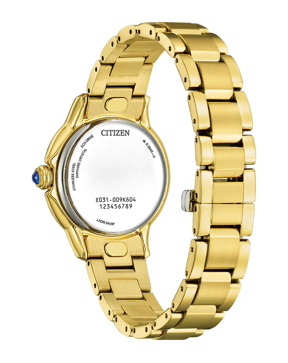 Citizen Eco-Drive Ceci Gold Tone White Dial Ladies Dress Watch